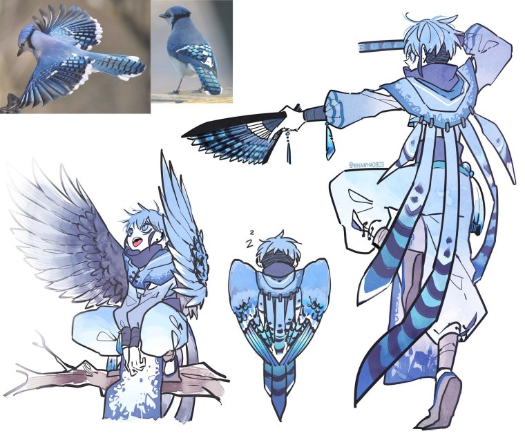 Референсы персонажей