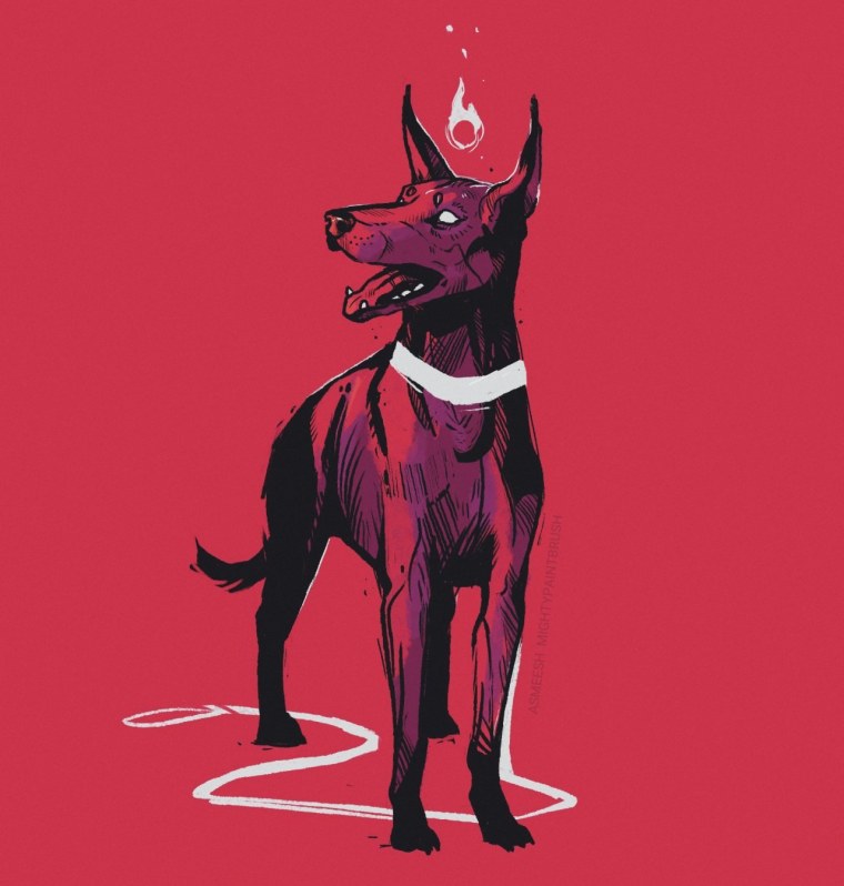 Доберман коллаж