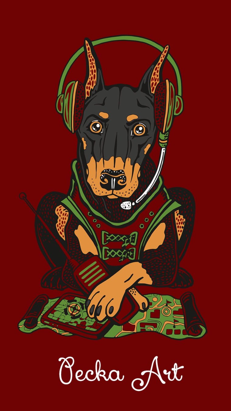 Доберман зима HD