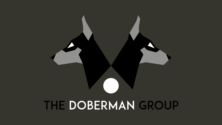 Надпись Доберман