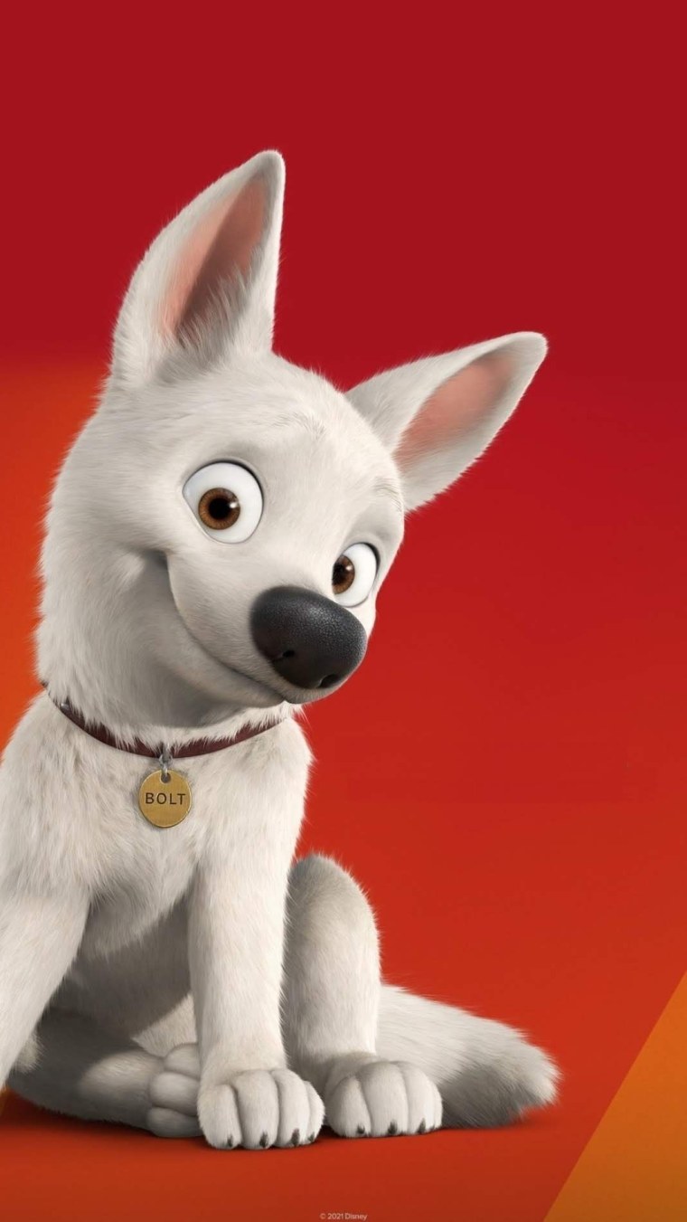 Вольт щенок из мультика