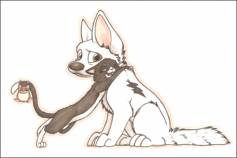 Вольт варежка и Рино