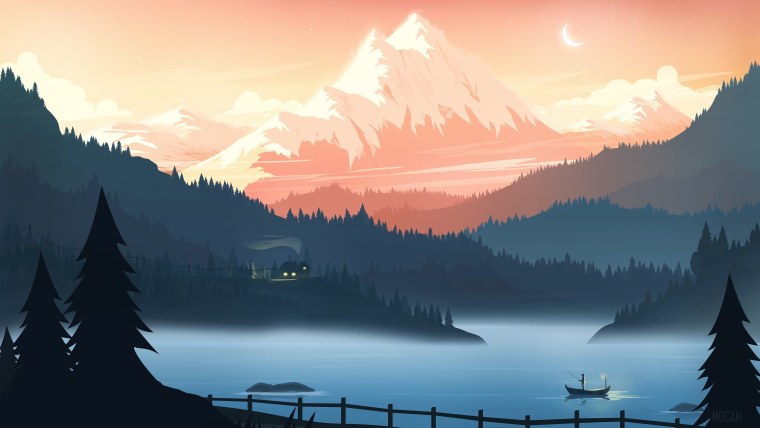 Пейзаж Минимализм