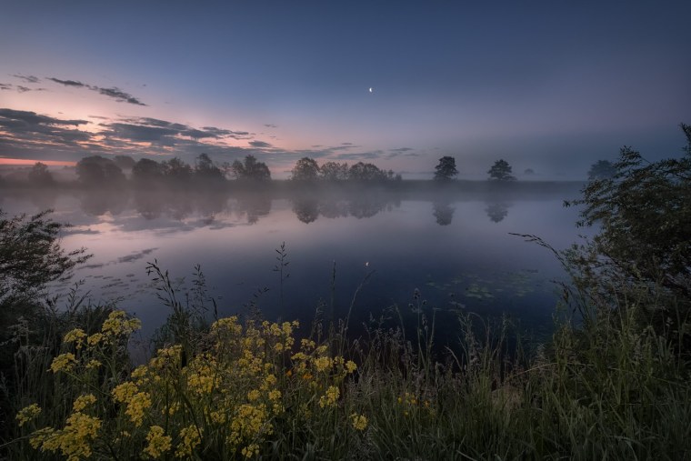 Летняя ночь пейзаж