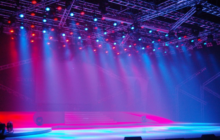 Свет на концерте