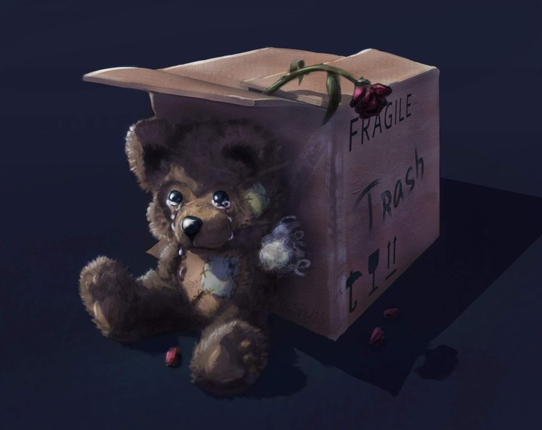 Плюшевый мишка арт