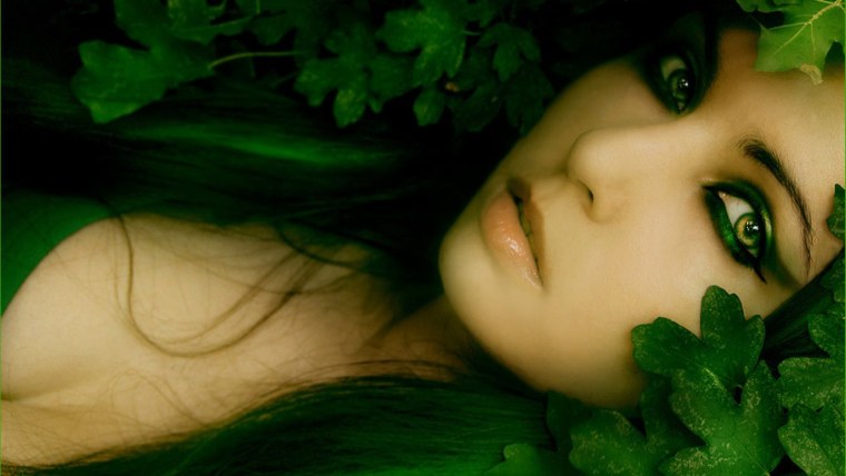 Женщина на природе