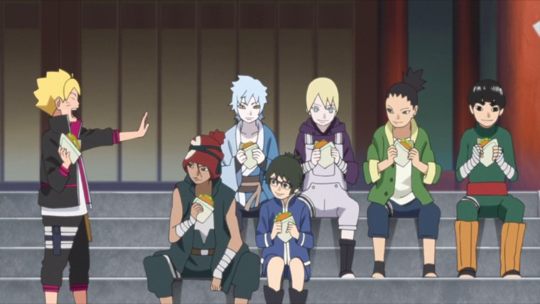 Наруто в Боруто кадры из аниме