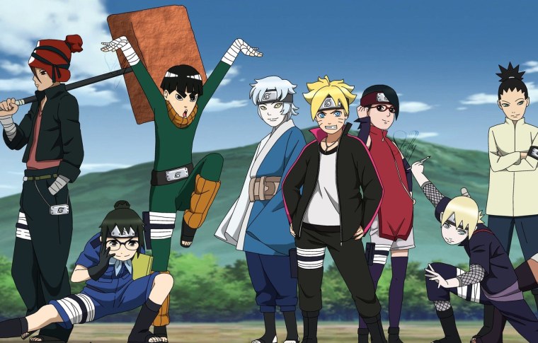 Аниме Наруто Боруто команда