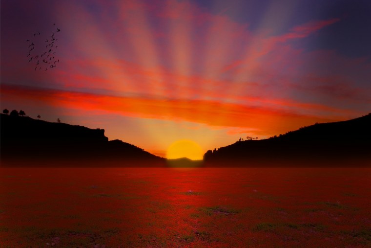 Закат солнца