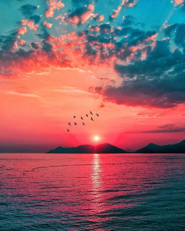 Красочный закат