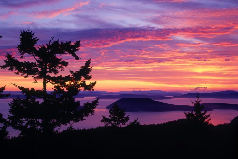 Пейзаж закат