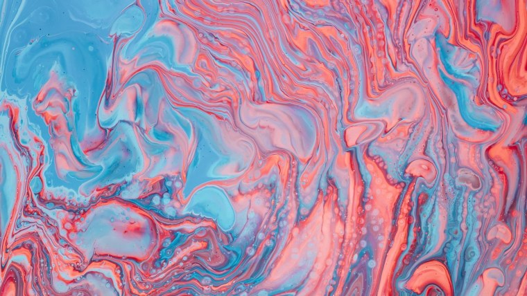 Цветные разводы