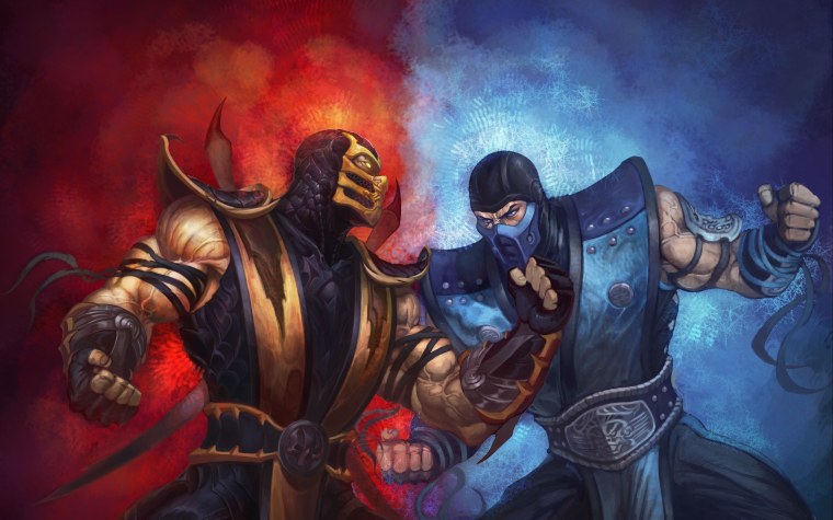 Scorpion vs sub Zero MK 11