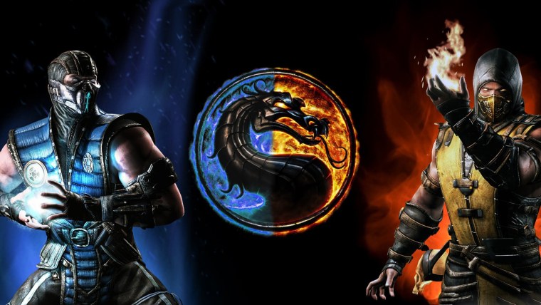 Mortal Kombat Scorpion vs sub Zero