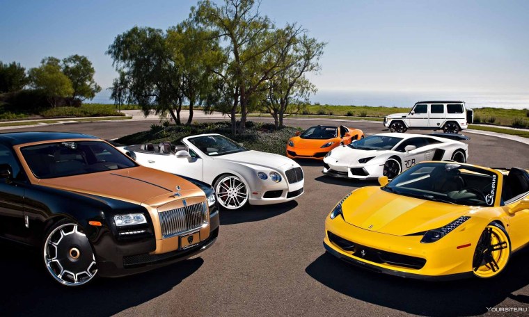 Много машин