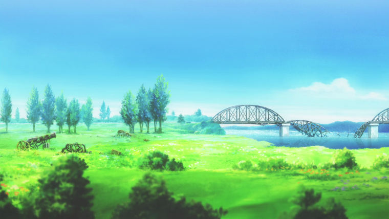 Пейзажи из аниме Вайолет Эвергарден