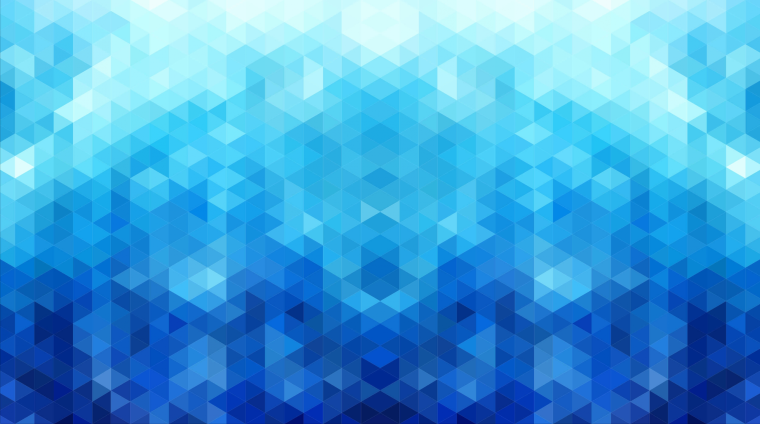 Геометрический узор синий