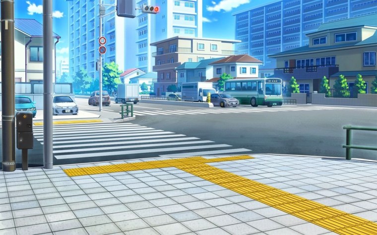 Фон улицы аниме гача лайф