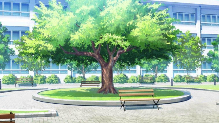 Фон улицы аниме гача лайф