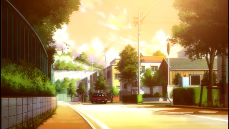 Мультяшная улица Япония