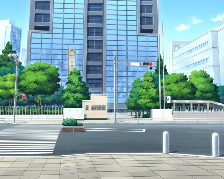 Фон улицы аниме гача лайф