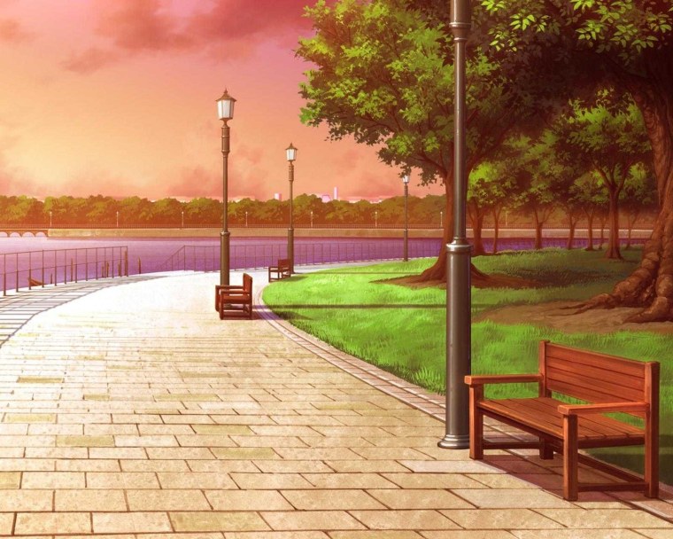 Фон улицы аниме гача лайф