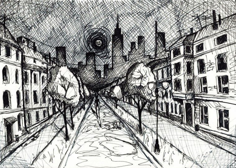 Темный пейзаж