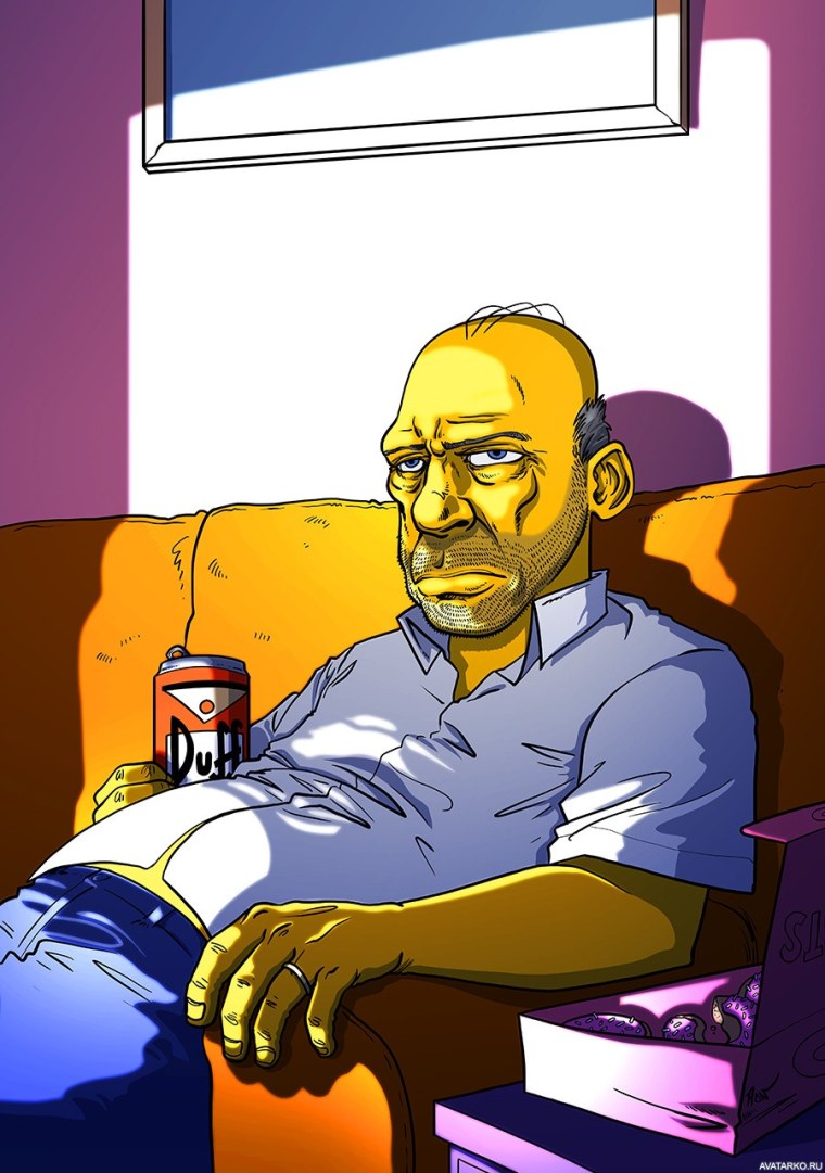 Гомер симпсон на аву