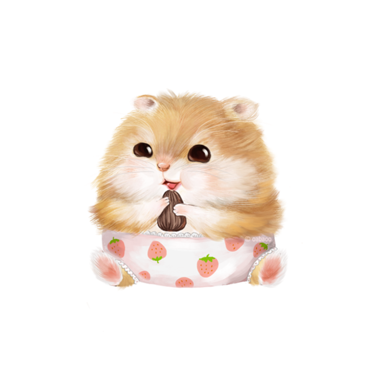 Милые зверюшки на белом фоне