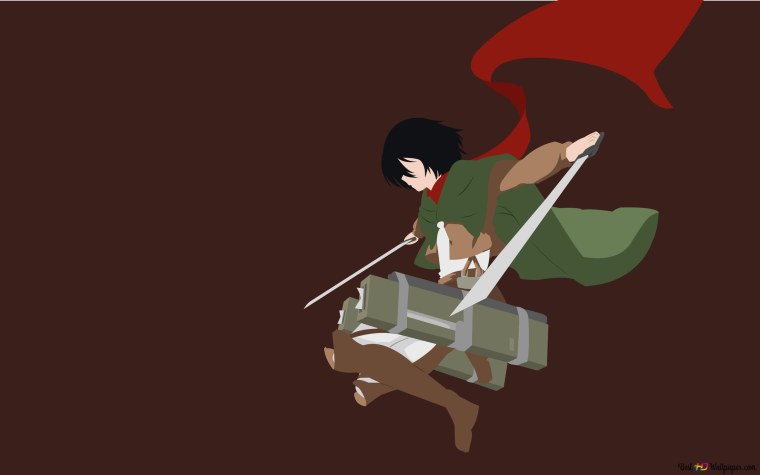 Атака титанов 1080 Леви