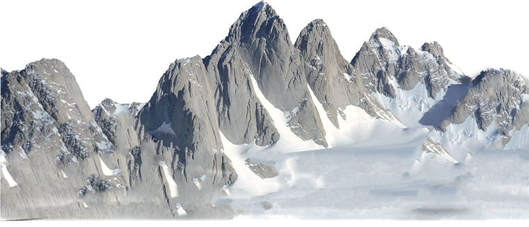 Горы одной линией