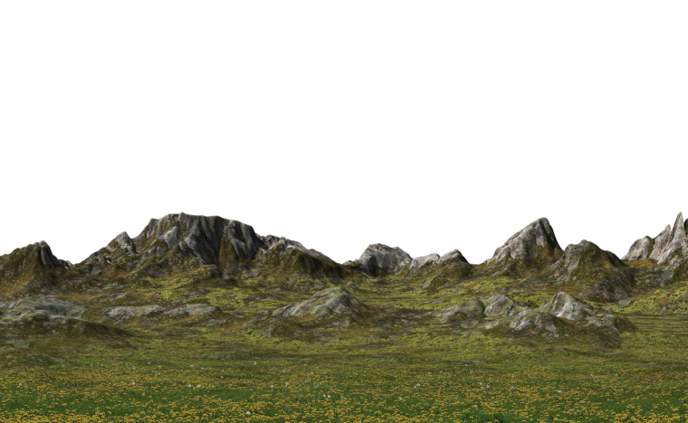 Горы рисунок