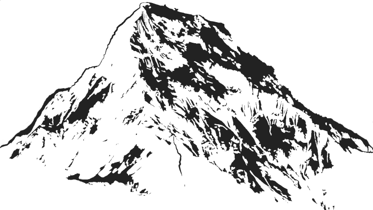 Кавказский хребет вектор