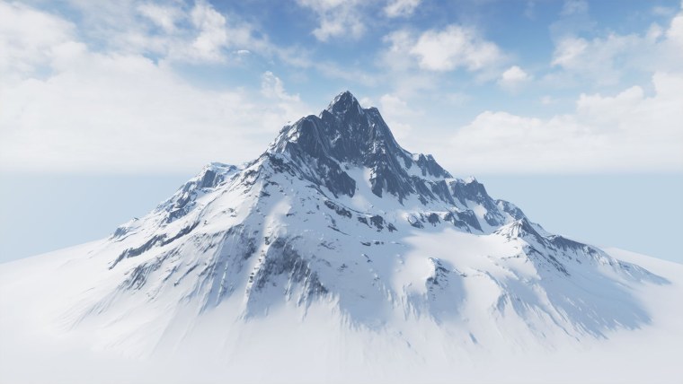 Снежная гора для детей