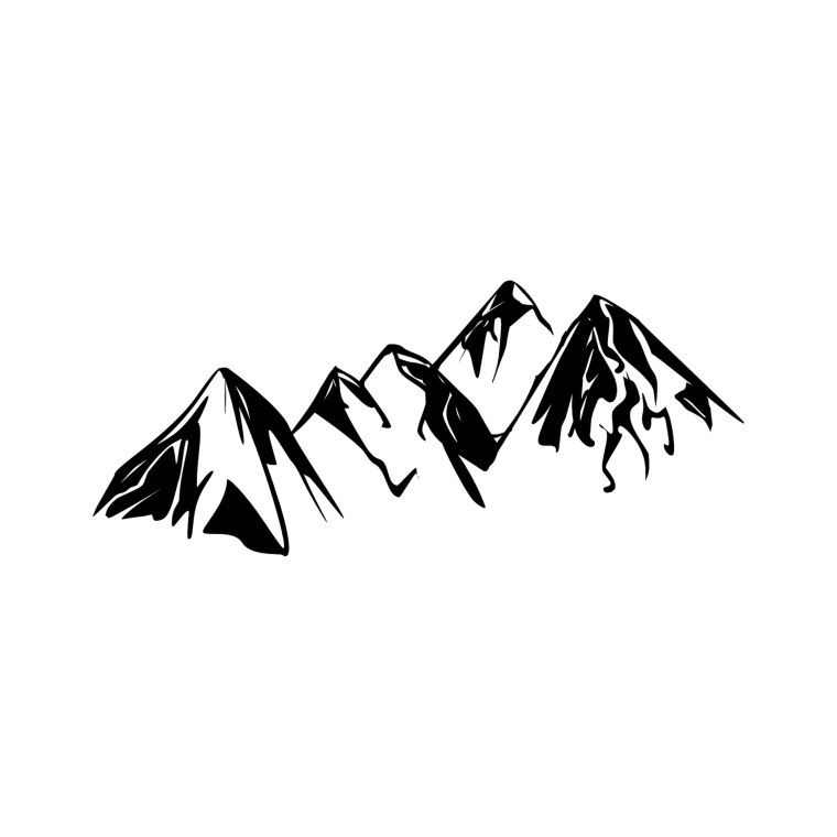 Гора Эверест силуэт