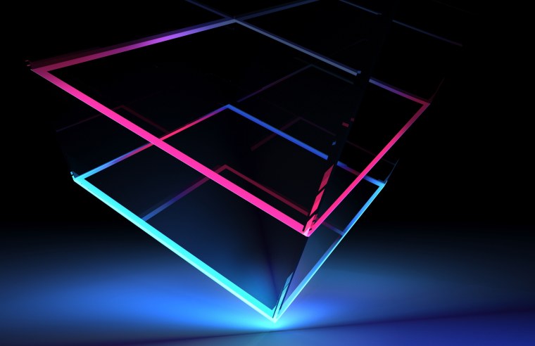 3д Графика неон