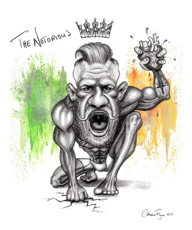 Конор МАКГРЕГОР карикатура