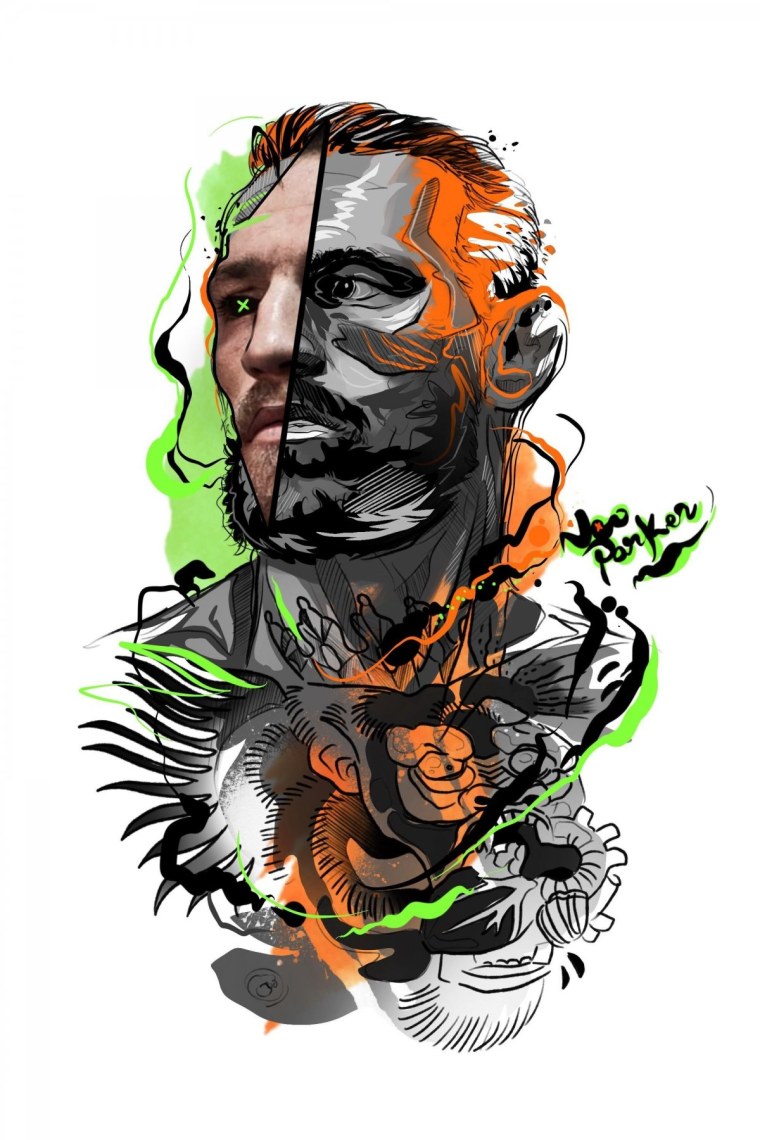 Коннор Макрегор вектор