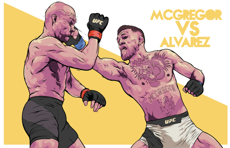 Конор МАКГРЕГОР вектор