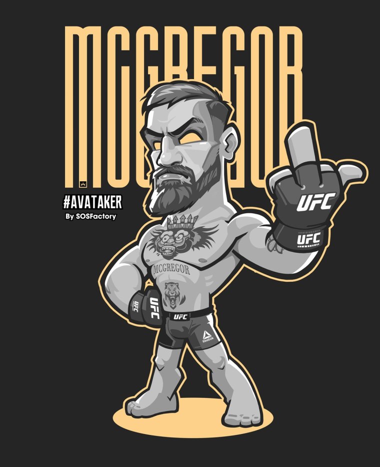 Конор МАКГРЕГОР шарж