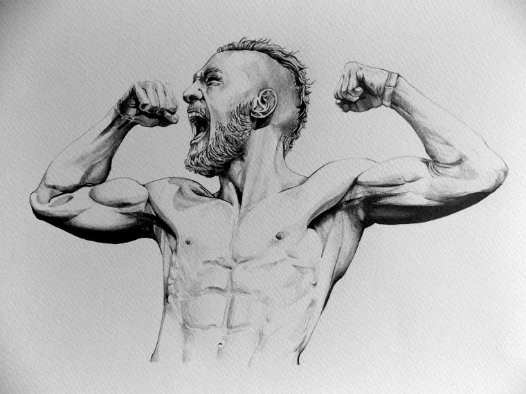 Конор МАКГРЕГОР скетч