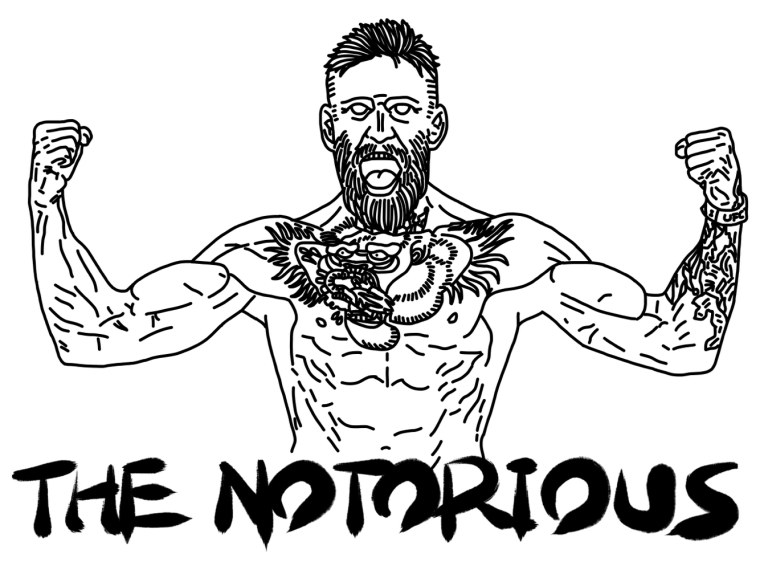 Рисунок Конора МАКГРЕГОРА