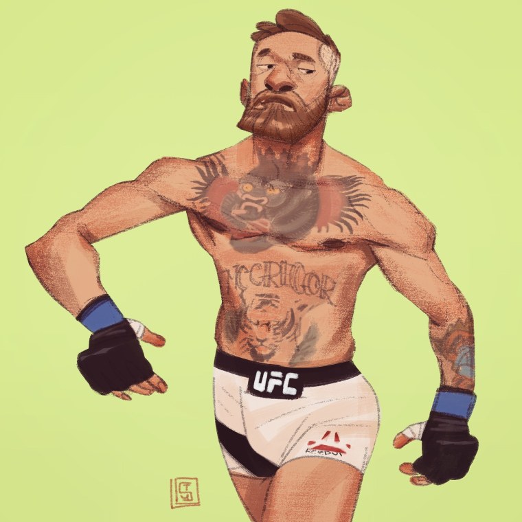 Конор МАКГРЕГОР мультяшный