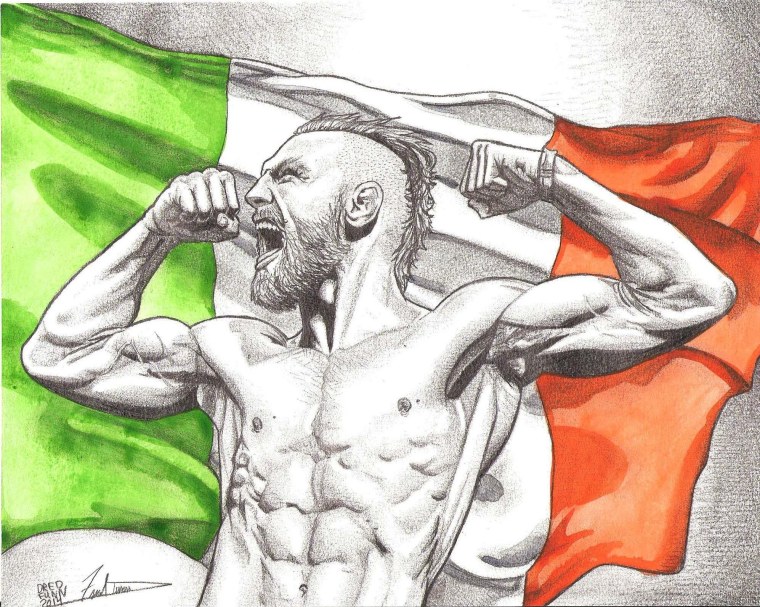 Конор МАКГРЕГОР раскраска