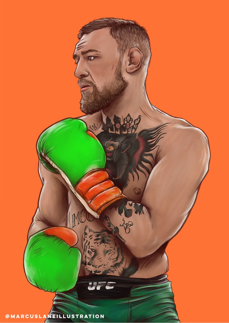 Конор МАКГРЕГОР поп арт