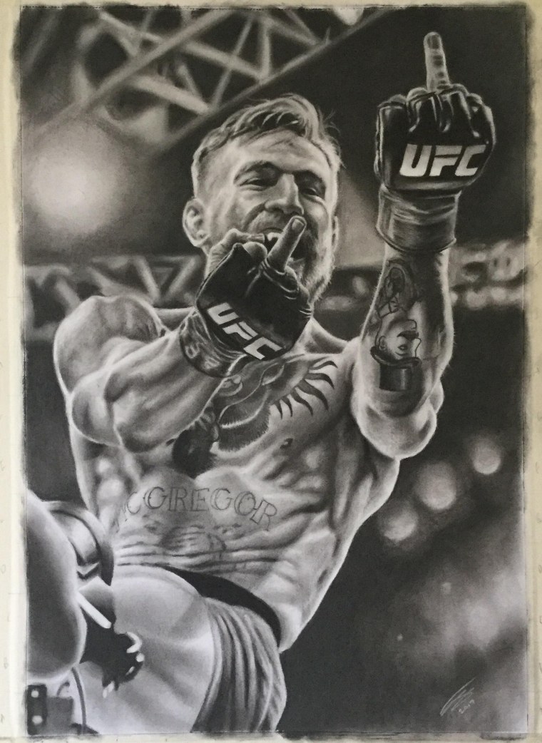 Конор МАКГРЕГОР карикатура