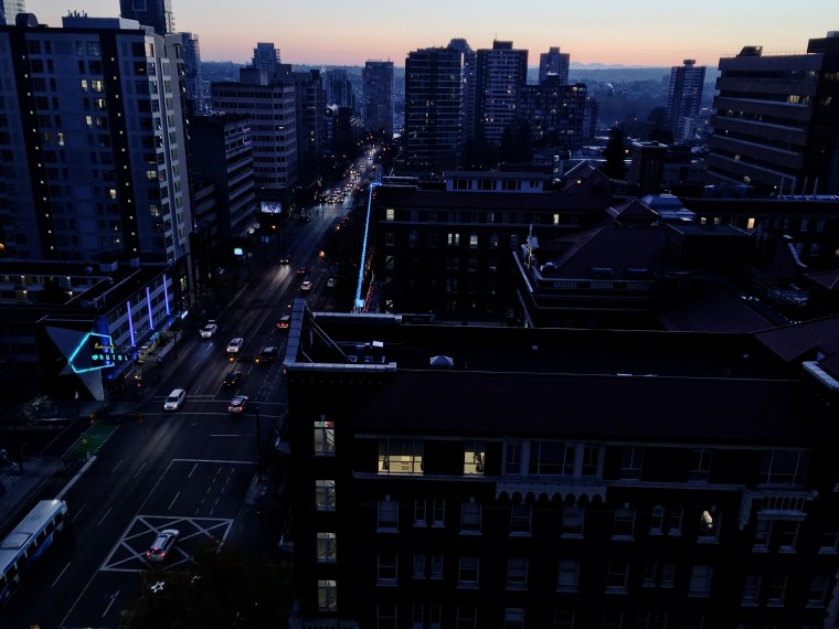 Многоэтажки ночью