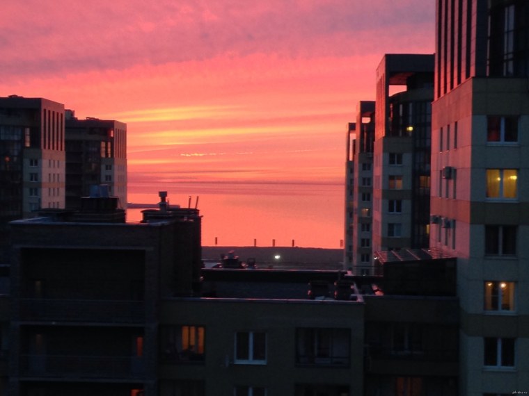 Рассвет многоэтажки