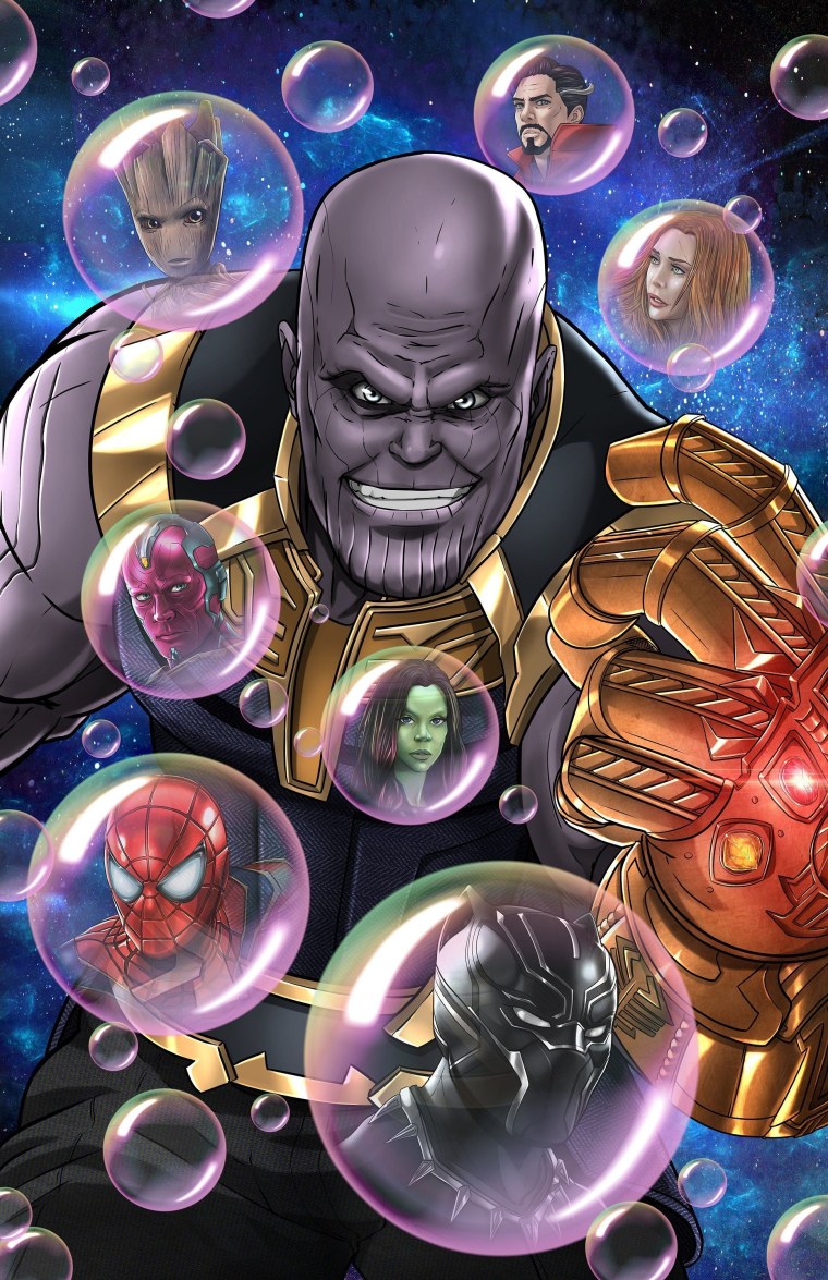 Марвел Мстители Танос
